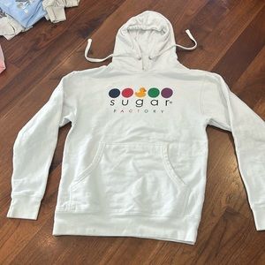 Sugar factory white hoodie